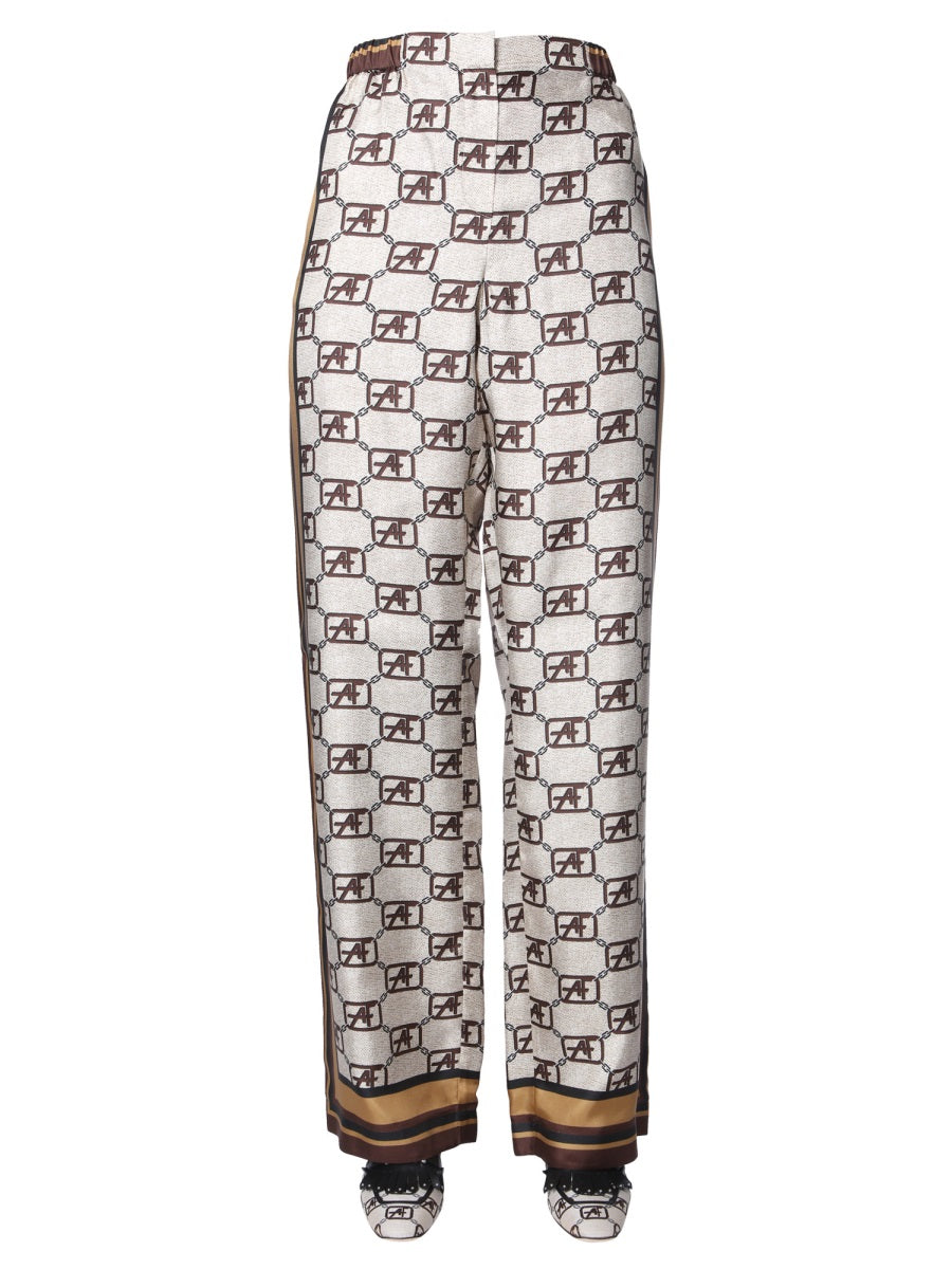 Story Logo Pants Beige Trousers