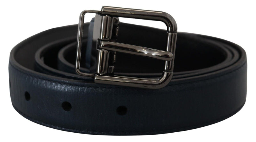 Dolce & Gabbana Leather belt in navy