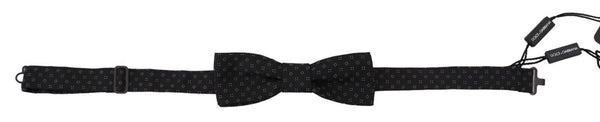 Dolce & Gabbana 100% Silk bow tie in black