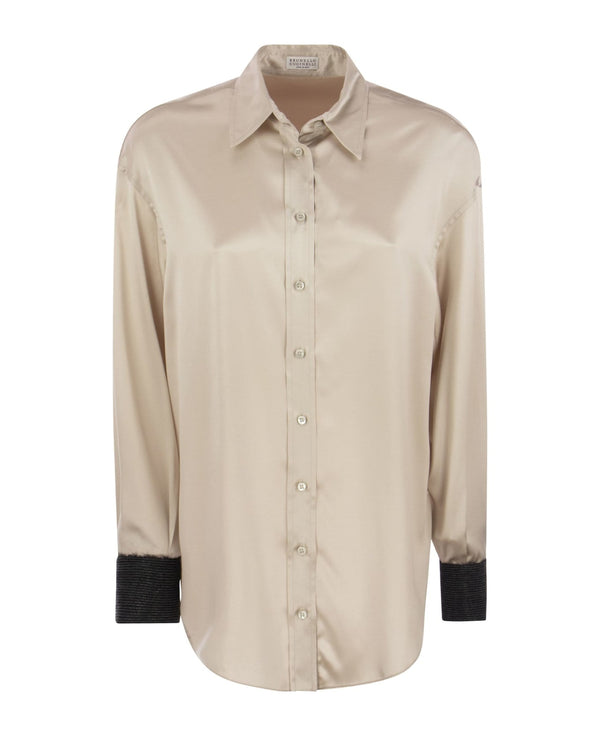 Brunello Cucinelli Womens Shirt M0c59mz916_c8919 Beige