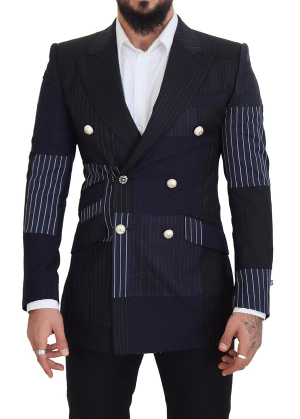 Dolce & Gabbana 77% Virgin Wool blazer in navy