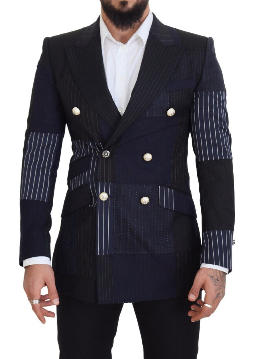 Dolce & Gabbana 77% Virgin Wool blazer in navy