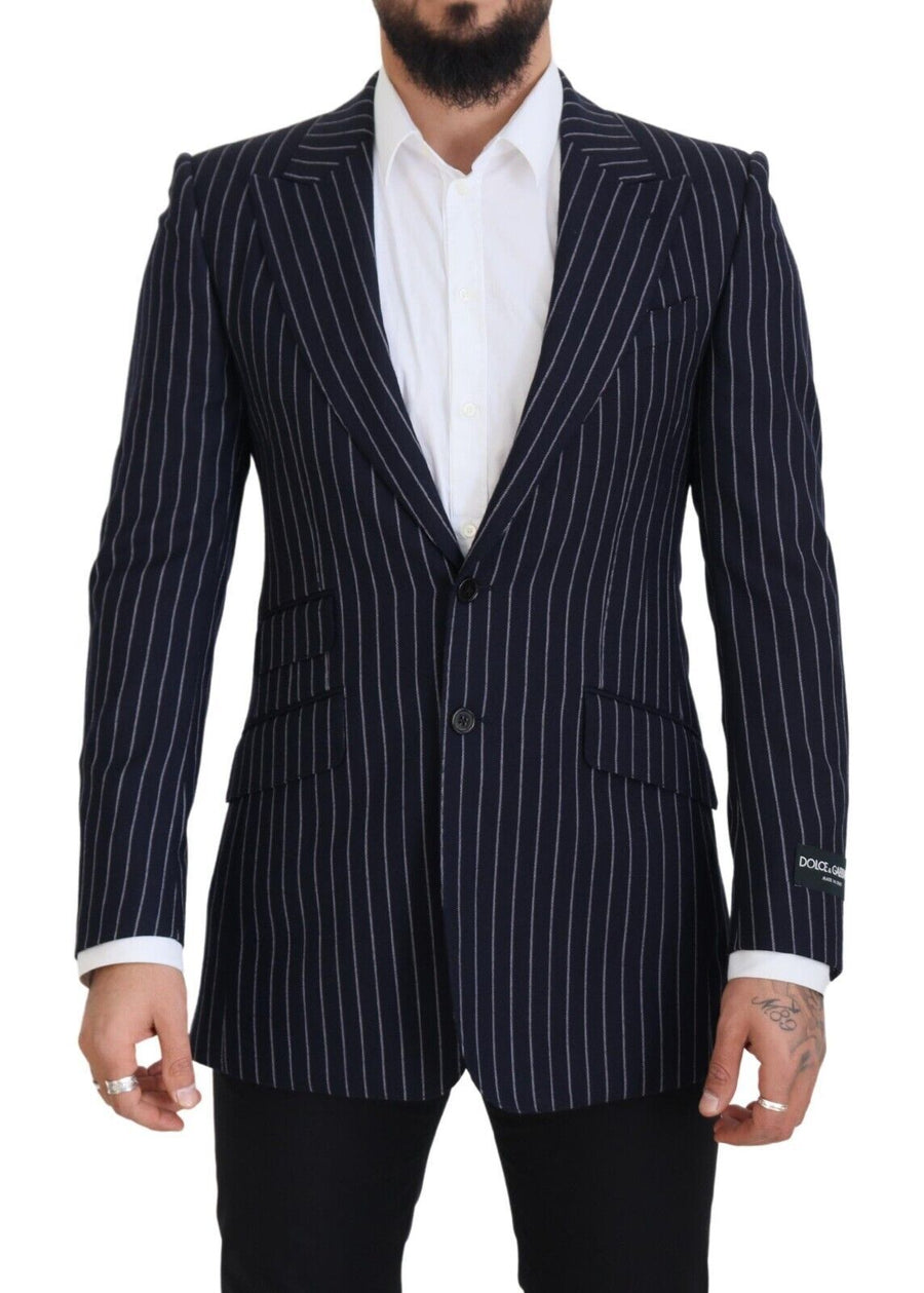 Dolce & Gabbana 96% Virgin Wool blazer in navy