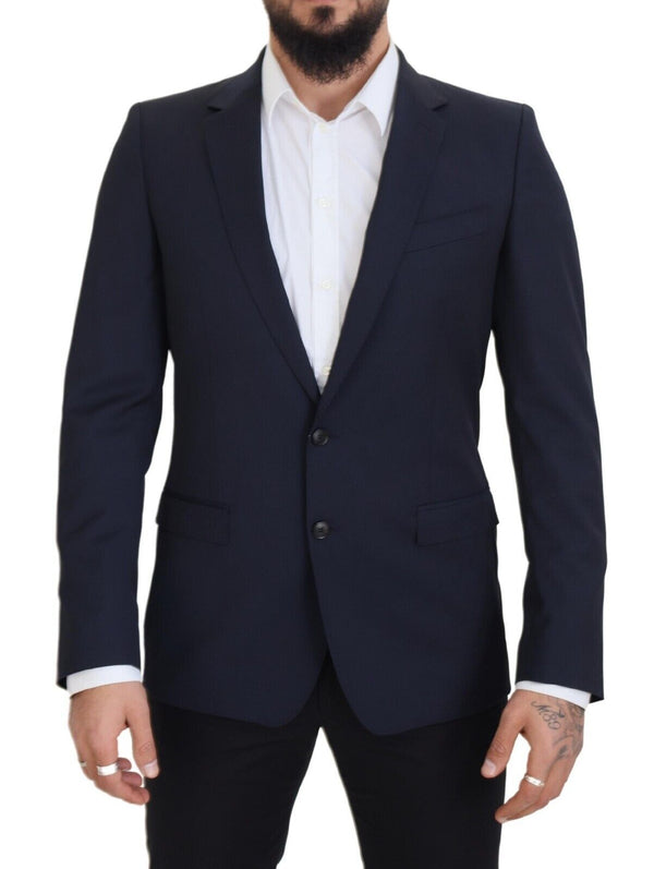 Dolce & Gabbana 98% Virgin Wool blazer in navy