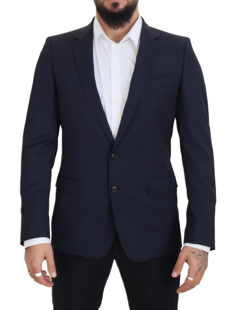 Dolce & Gabbana 98% Virgin Wool blazer in navy
