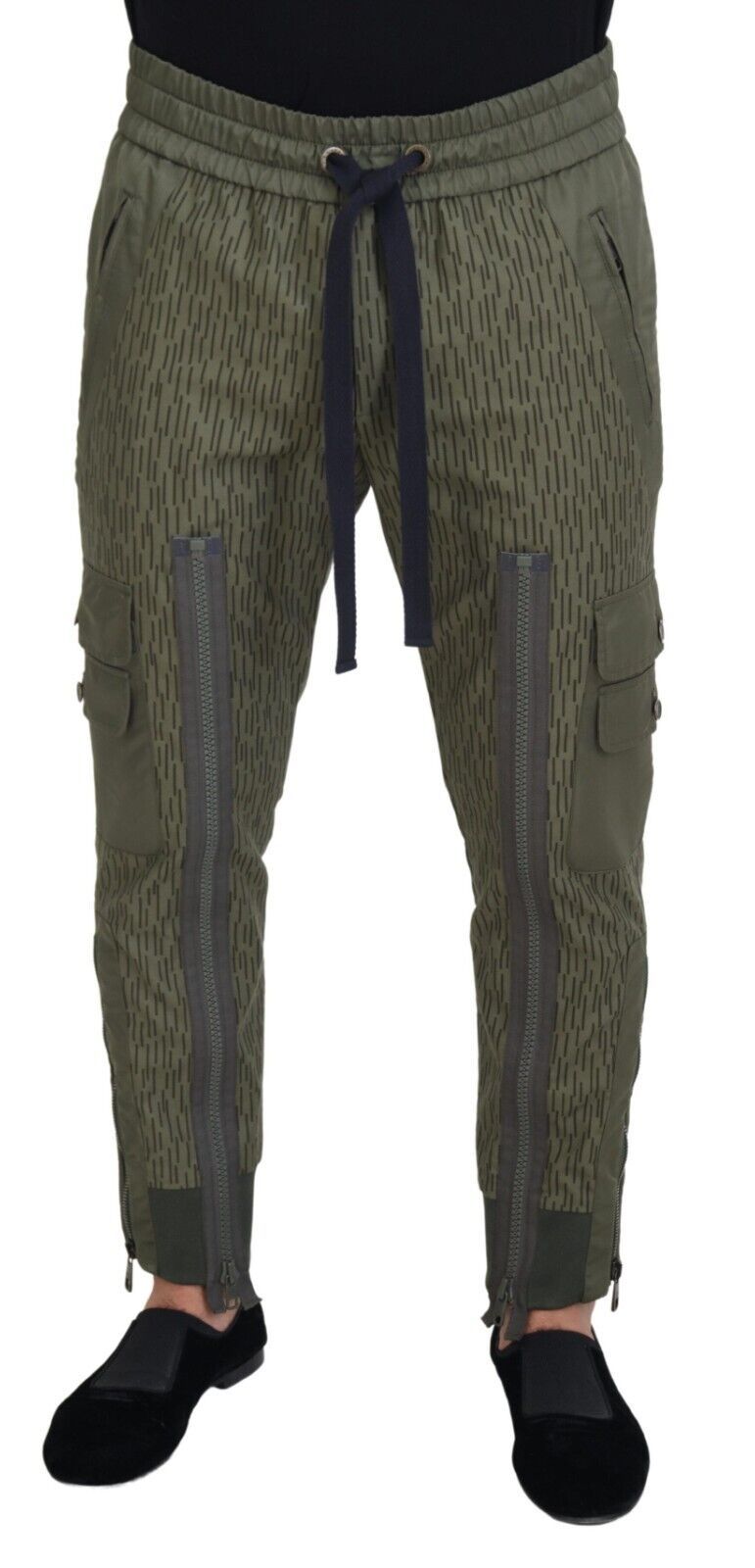 Dolce & Gabbana 60% Cotton cargo pants in green