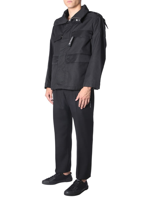Wind Jacket Black Polyamide