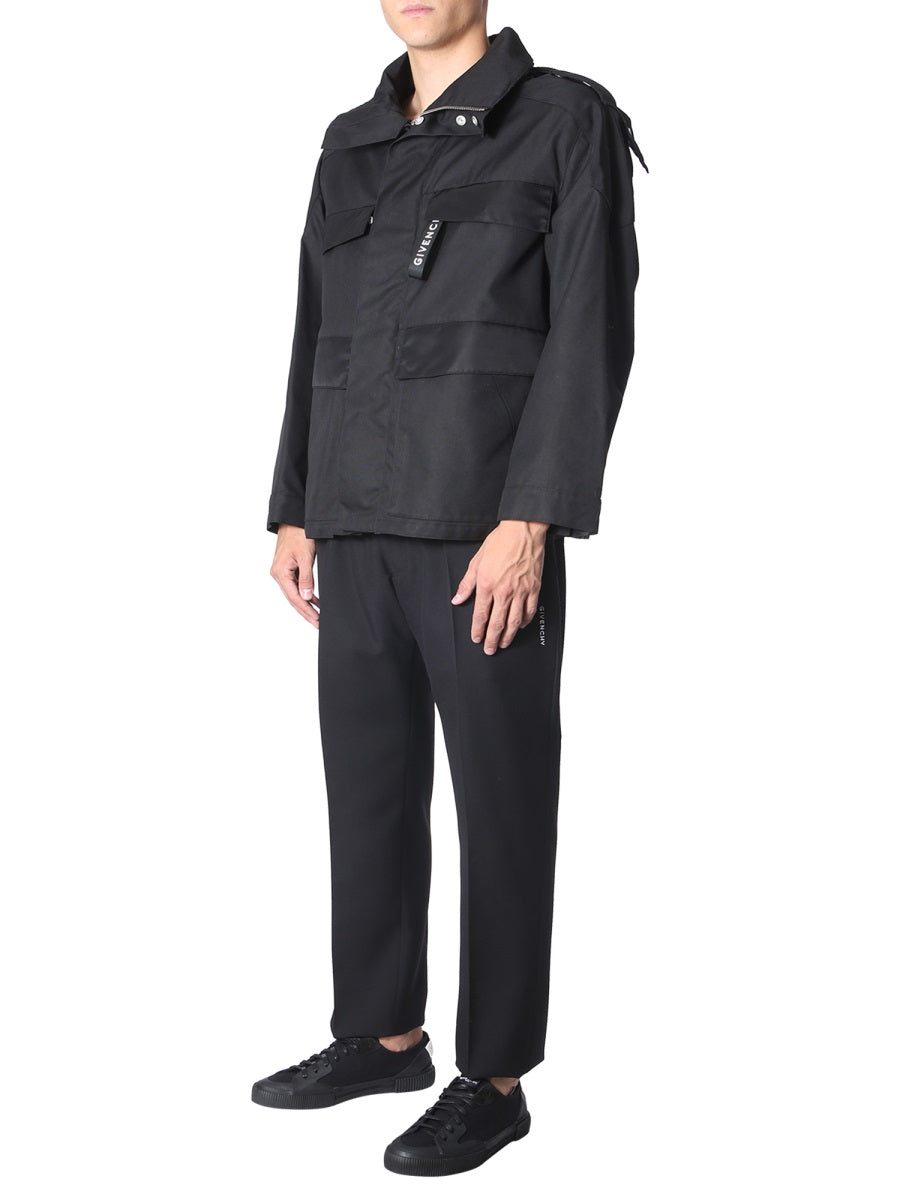Wind Jacket Black Polyamide