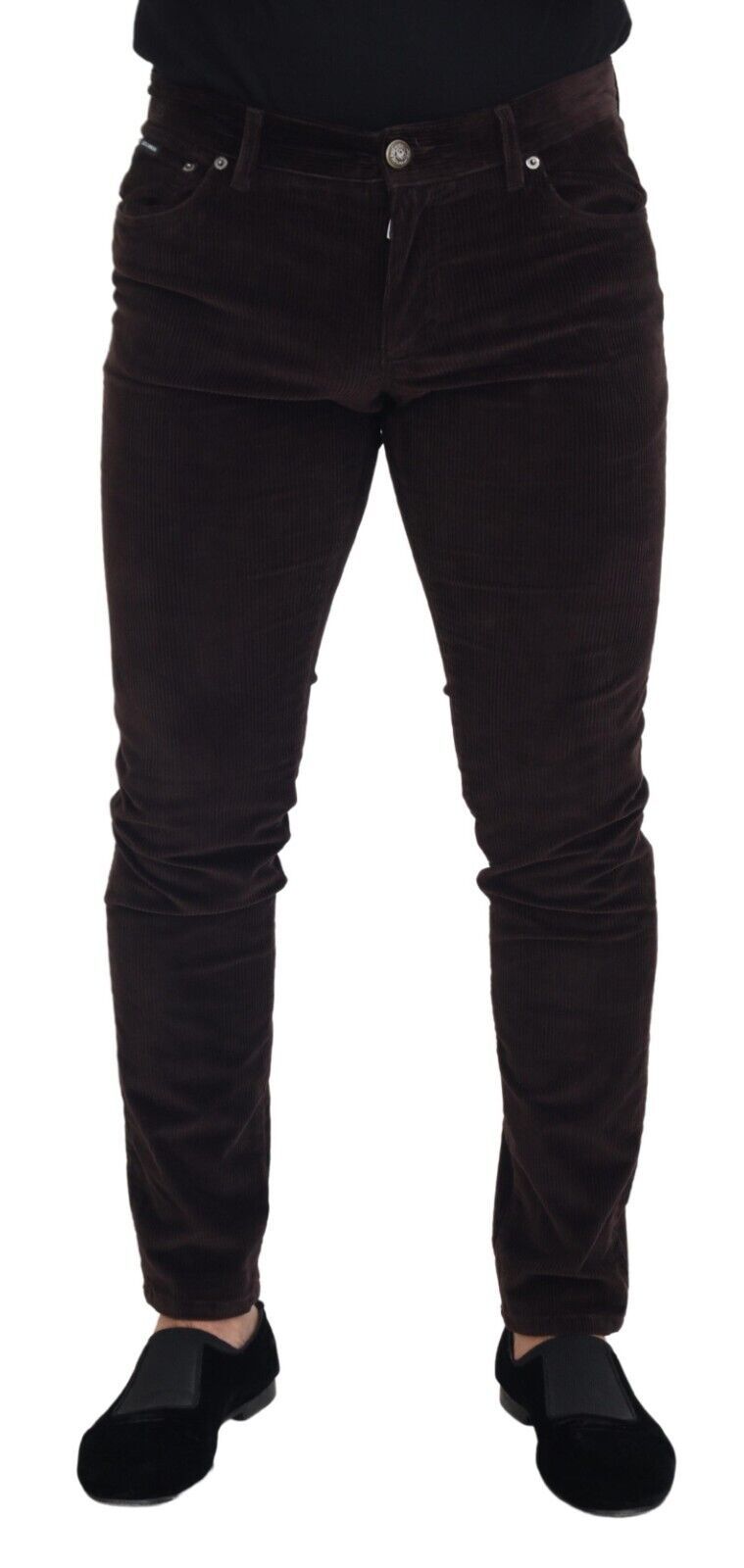 Dolce & Gabbana 50% Cotton trousers in brown
