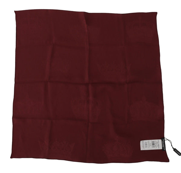 Dolce & Gabbana 100% Silk scarf in red