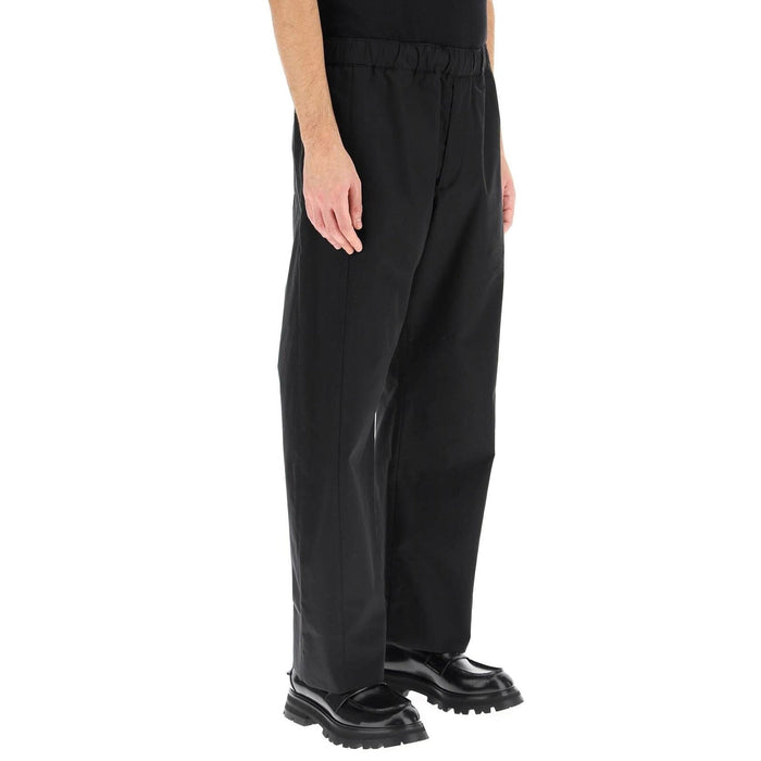 Alexander Mcqueen Cotton Trousers Black