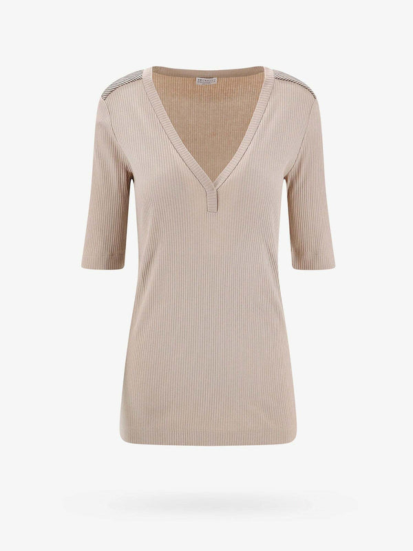 Brunello Cucinelli Womens Shirt Mh990be422_c8695 Tan
