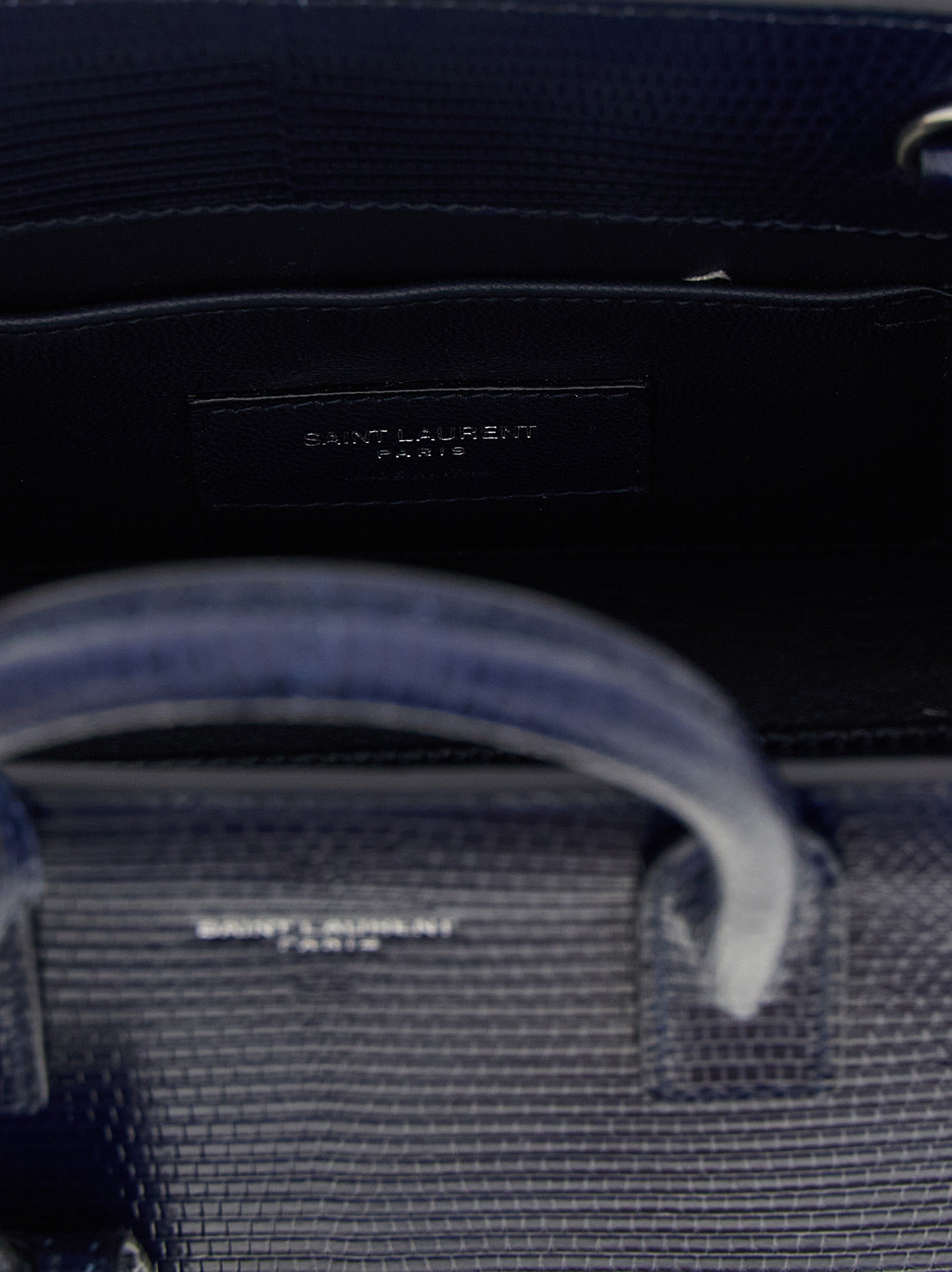 Nano Sac De Jour handbag Blue Lizard Hand Bags