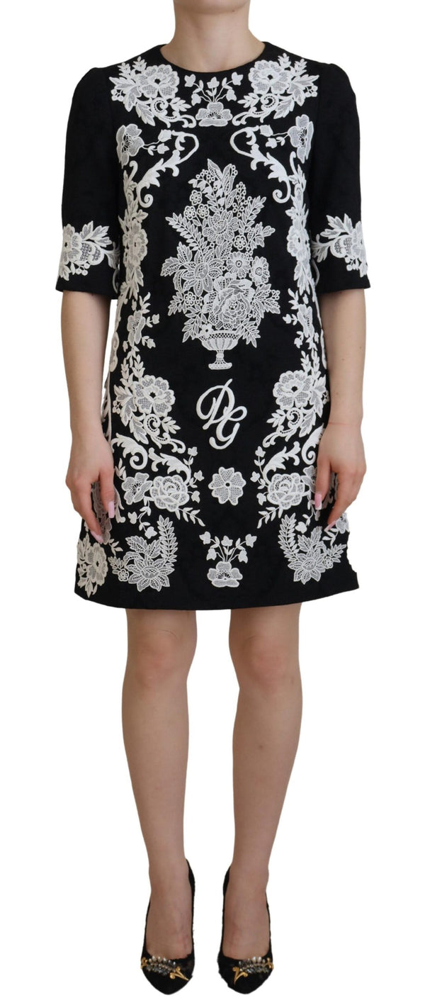 Dolce & Gabbana 57% Polyester dress in black