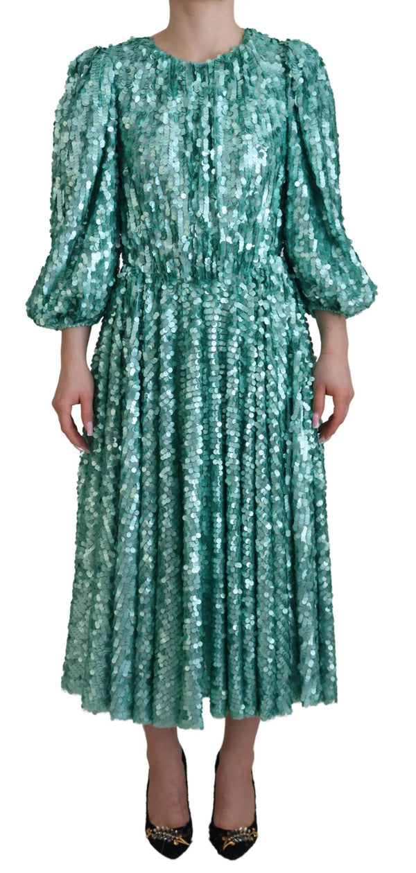Dolce & Gabbana 100% Nylon; Lining: 53% Cotton dress in green