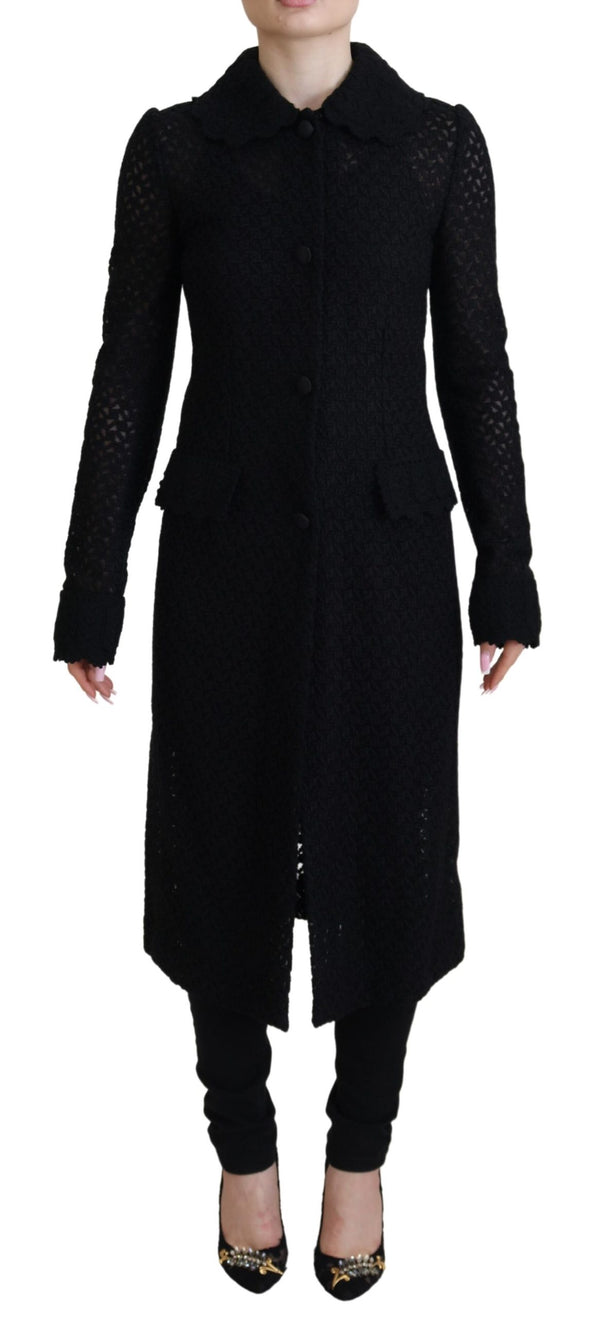Dolce & Gabbana 32% Cotton blazer in black