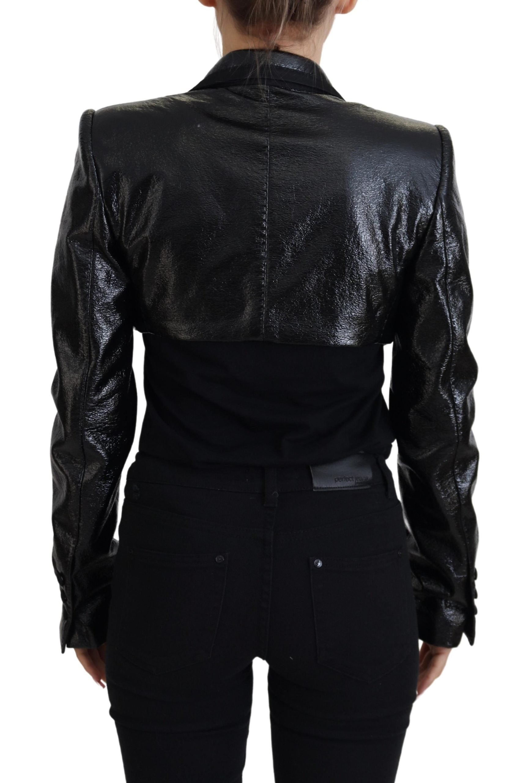 Dolce & Gabbana 95% Cotton blazer in black — view 3