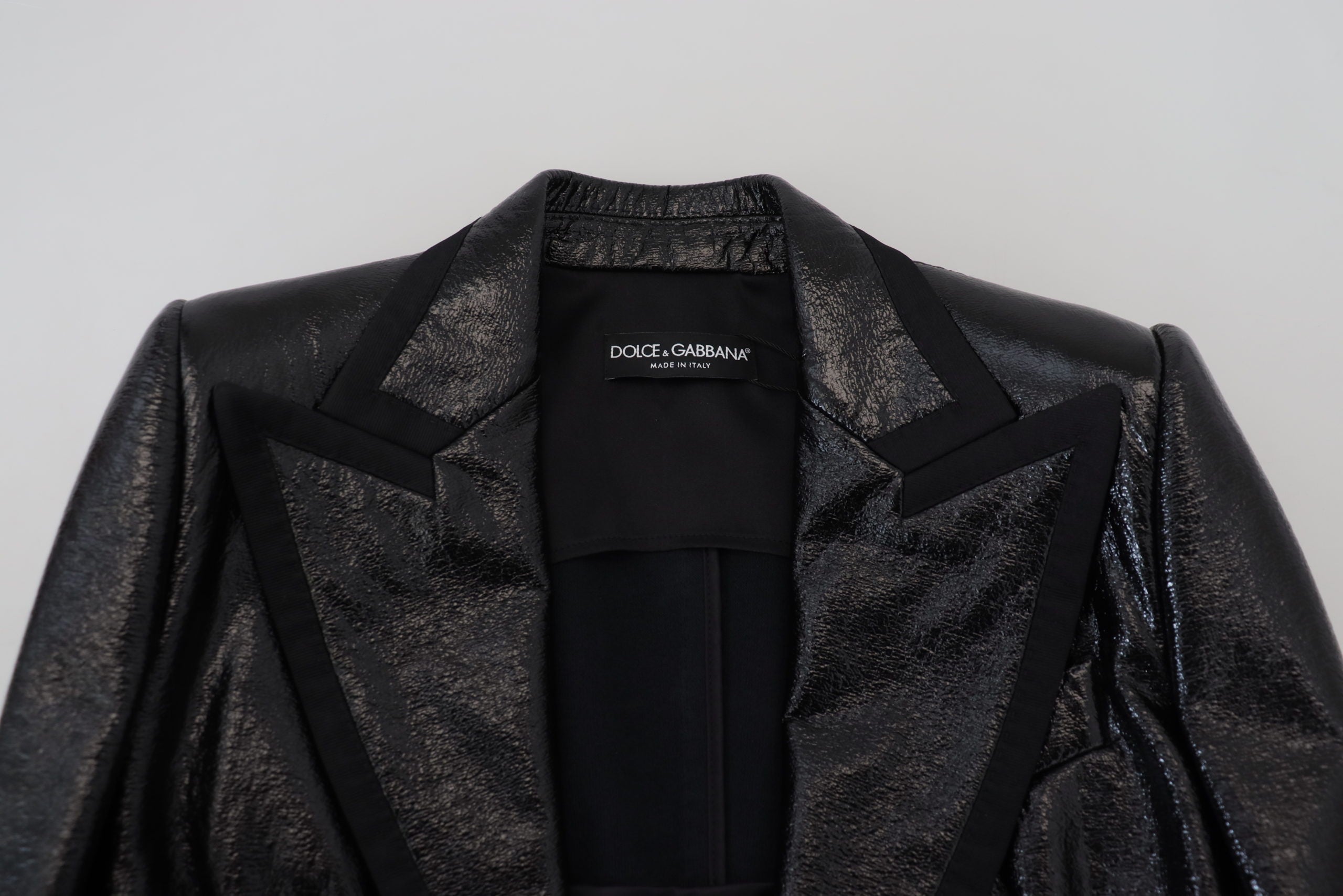 Dolce & Gabbana 95% Cotton blazer in black — view 5