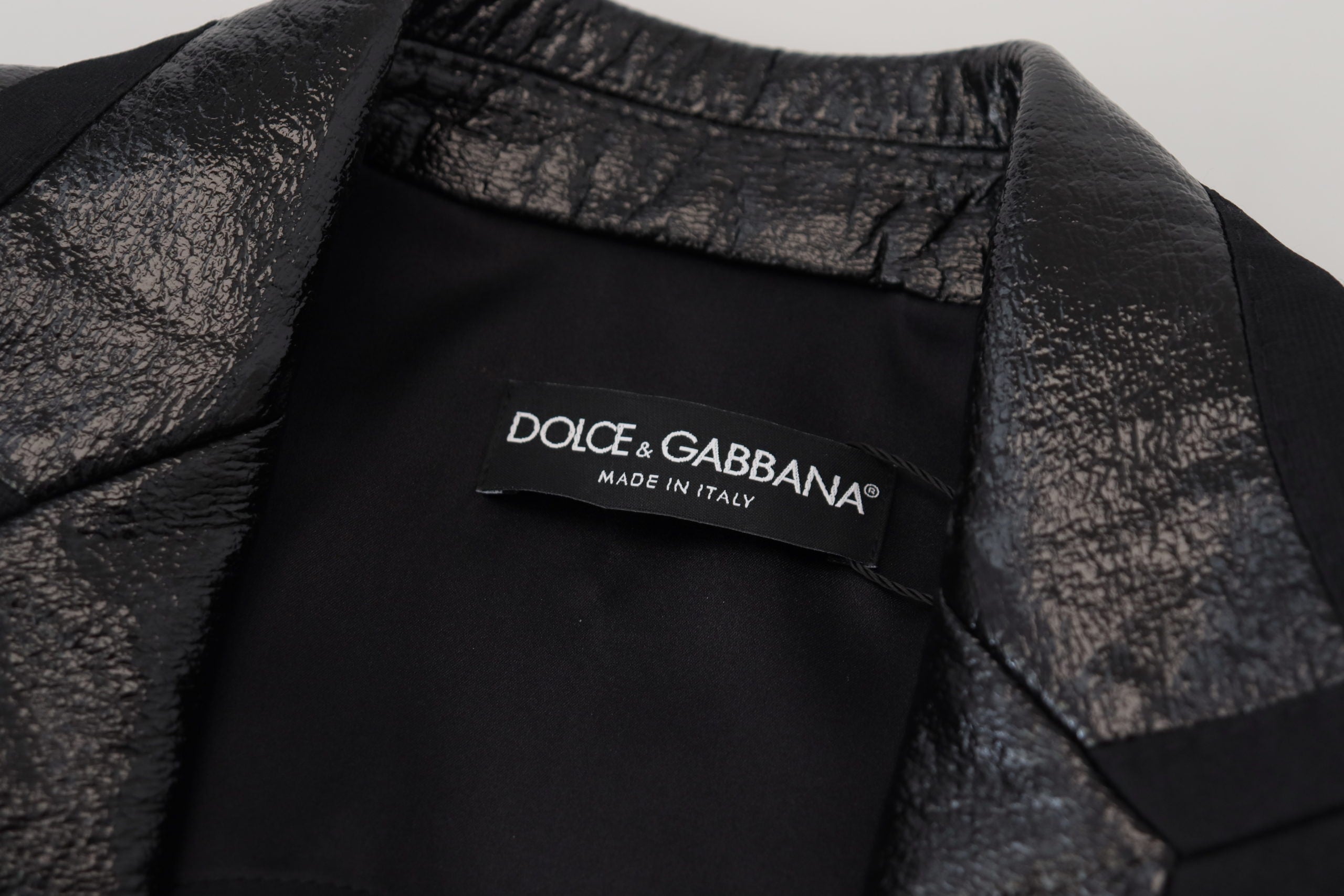 Dolce & Gabbana 95% Cotton blazer in black — view 6