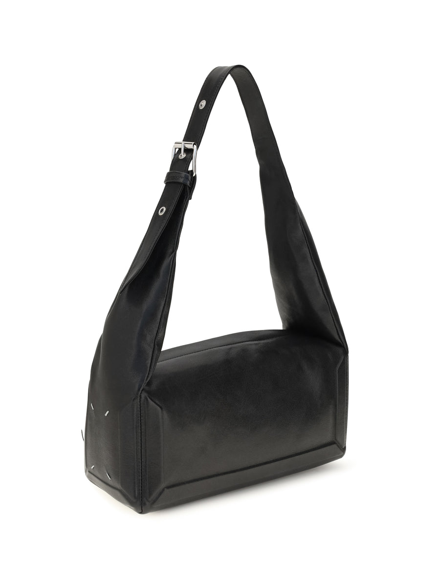 Shoulder Bag East West Black Mutton