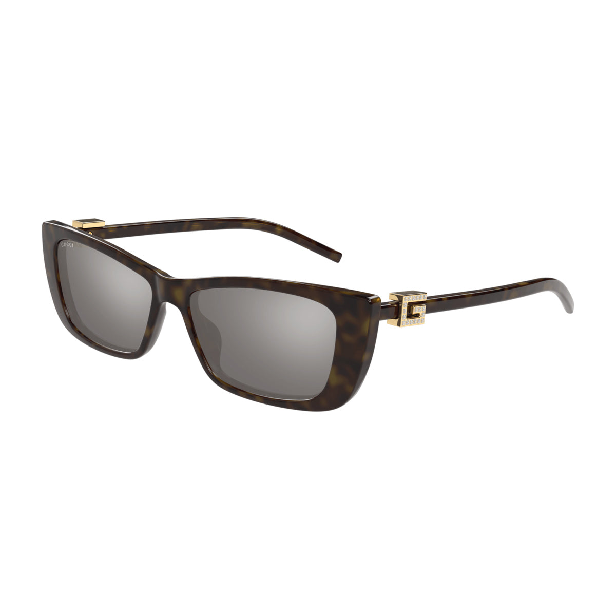 Gucci GG1681S Linea GG Logo 003 Havana Grey Marrone Injected Acetate Occhiali Da Sole