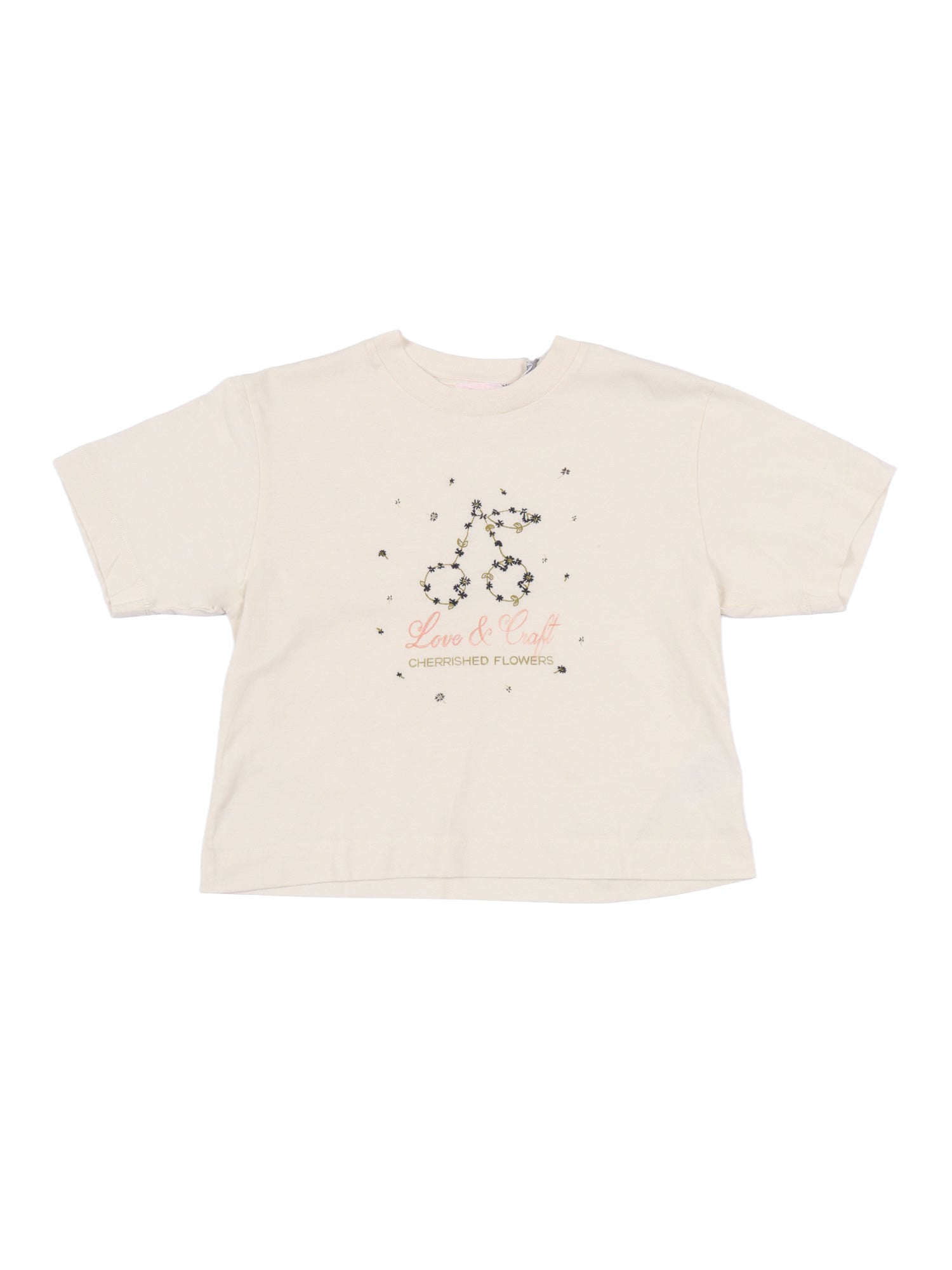 LELE T-SHIRT White Organic Cotton Short Sleeves
