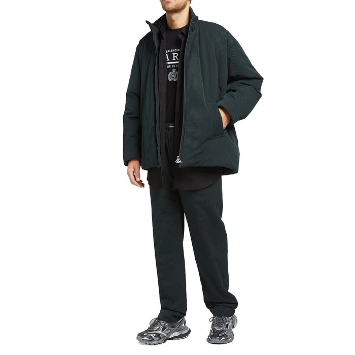 Cantone Logo Jacket Black Cotton