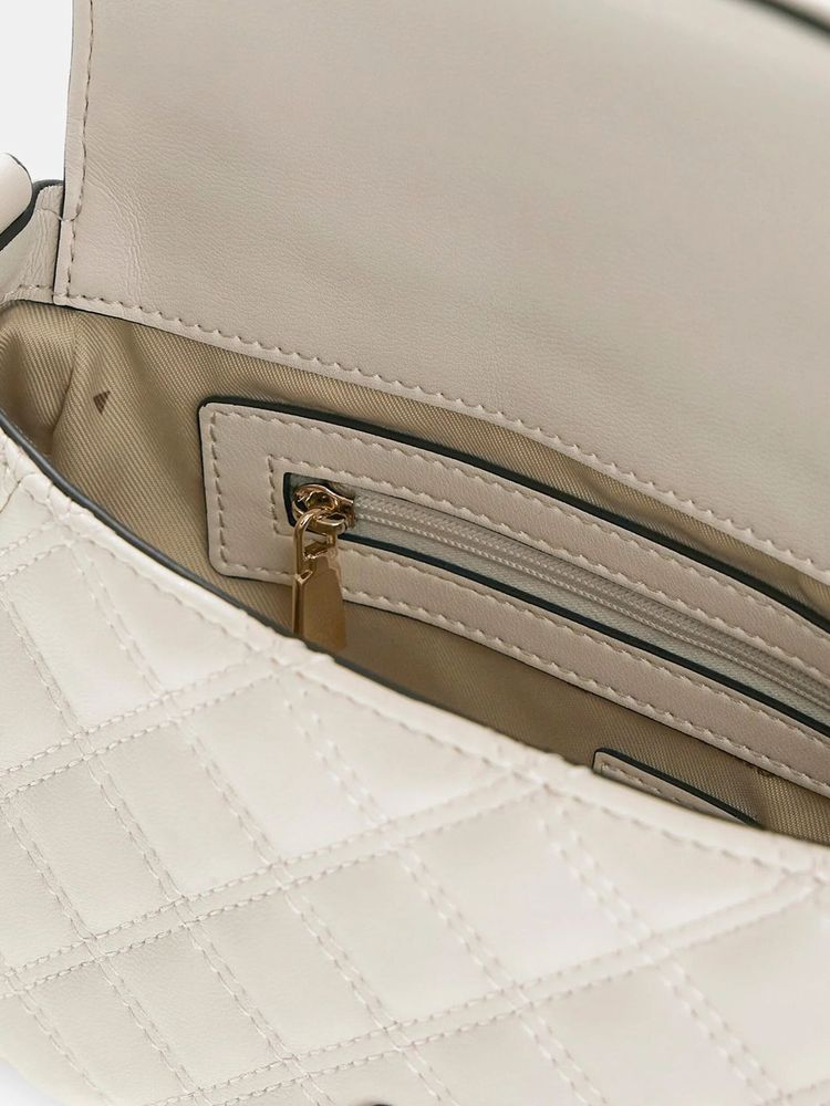 Guess 100% Polyurethane crossbody bag in white
