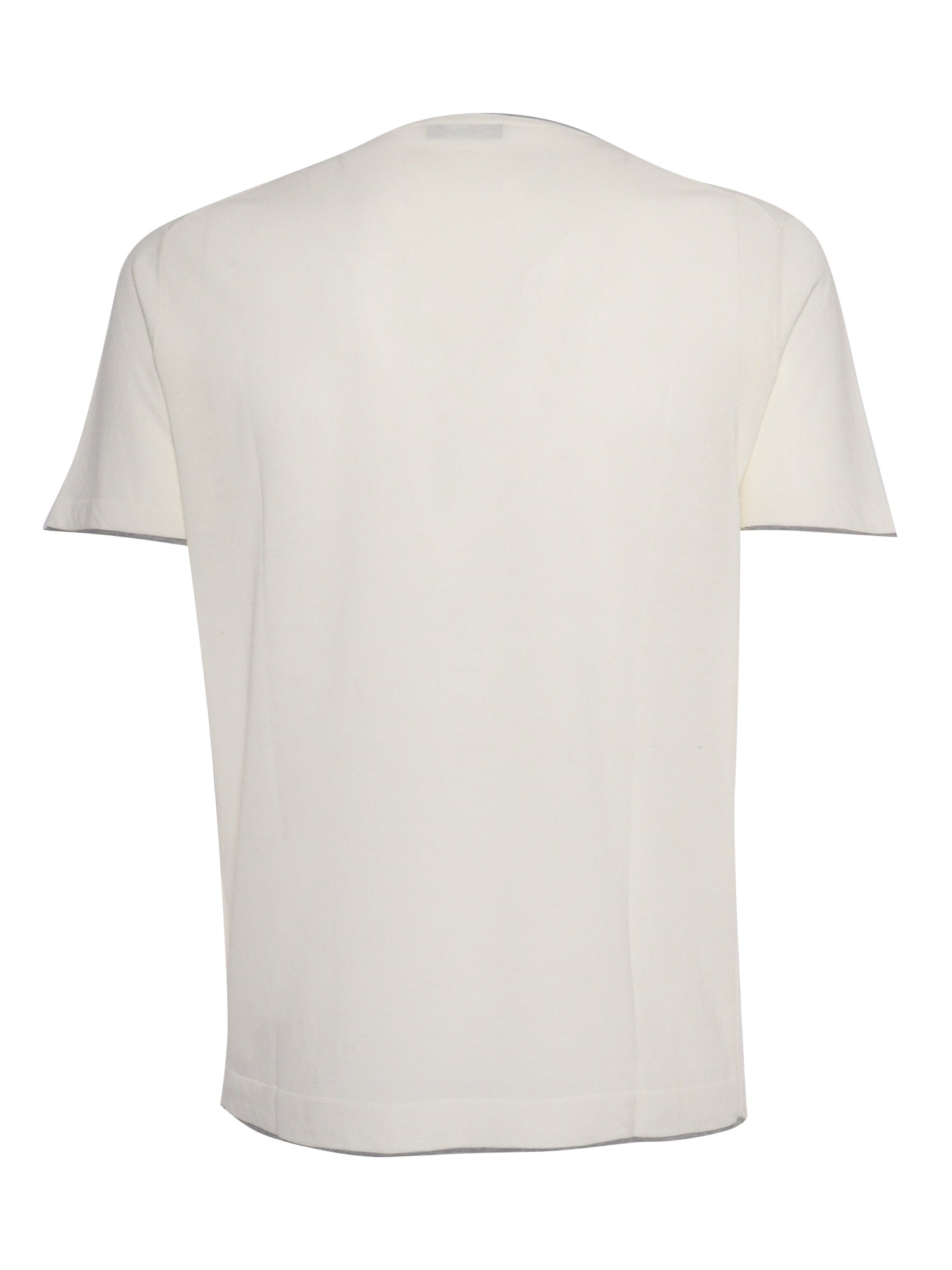 Gray revo t-shirt White Cotton Crewneck