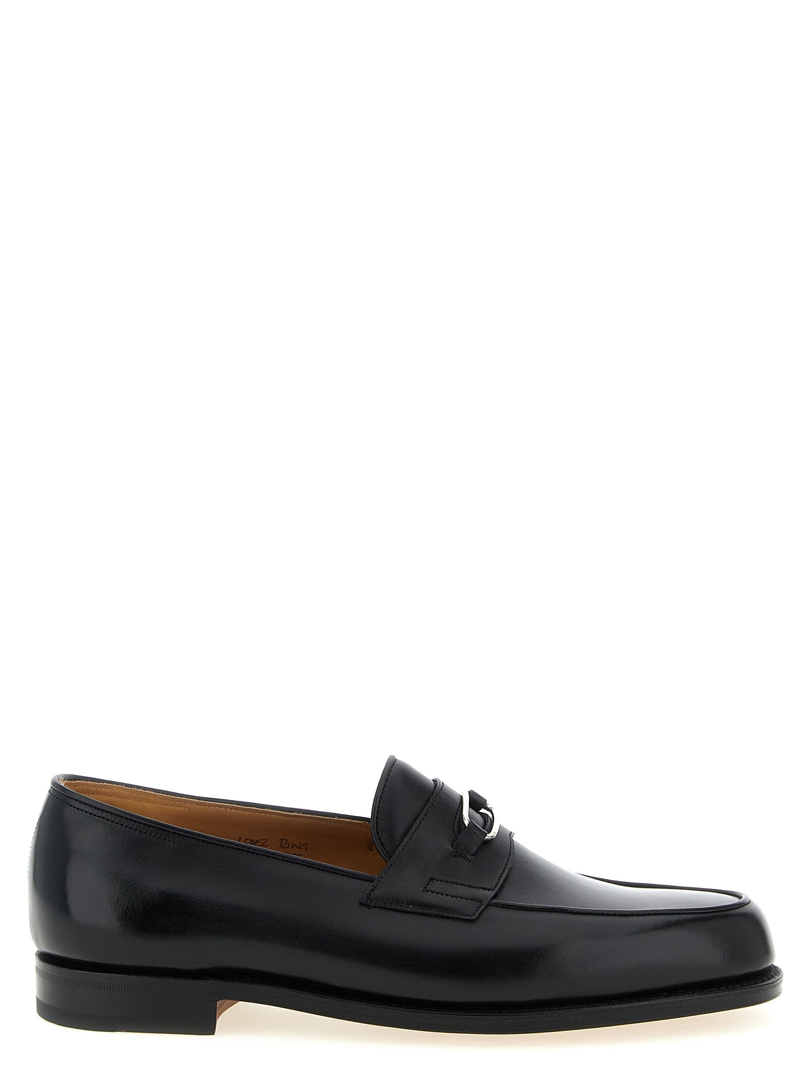 Lopez Ring loafers Black Leather Rubber