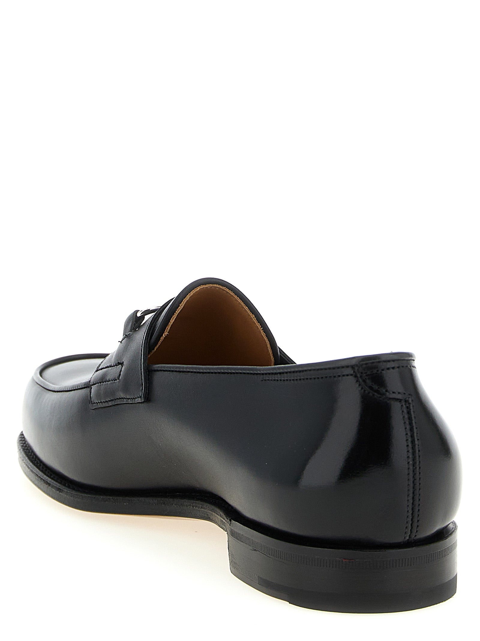 Lopez Ring loafers Black Leather Rubber