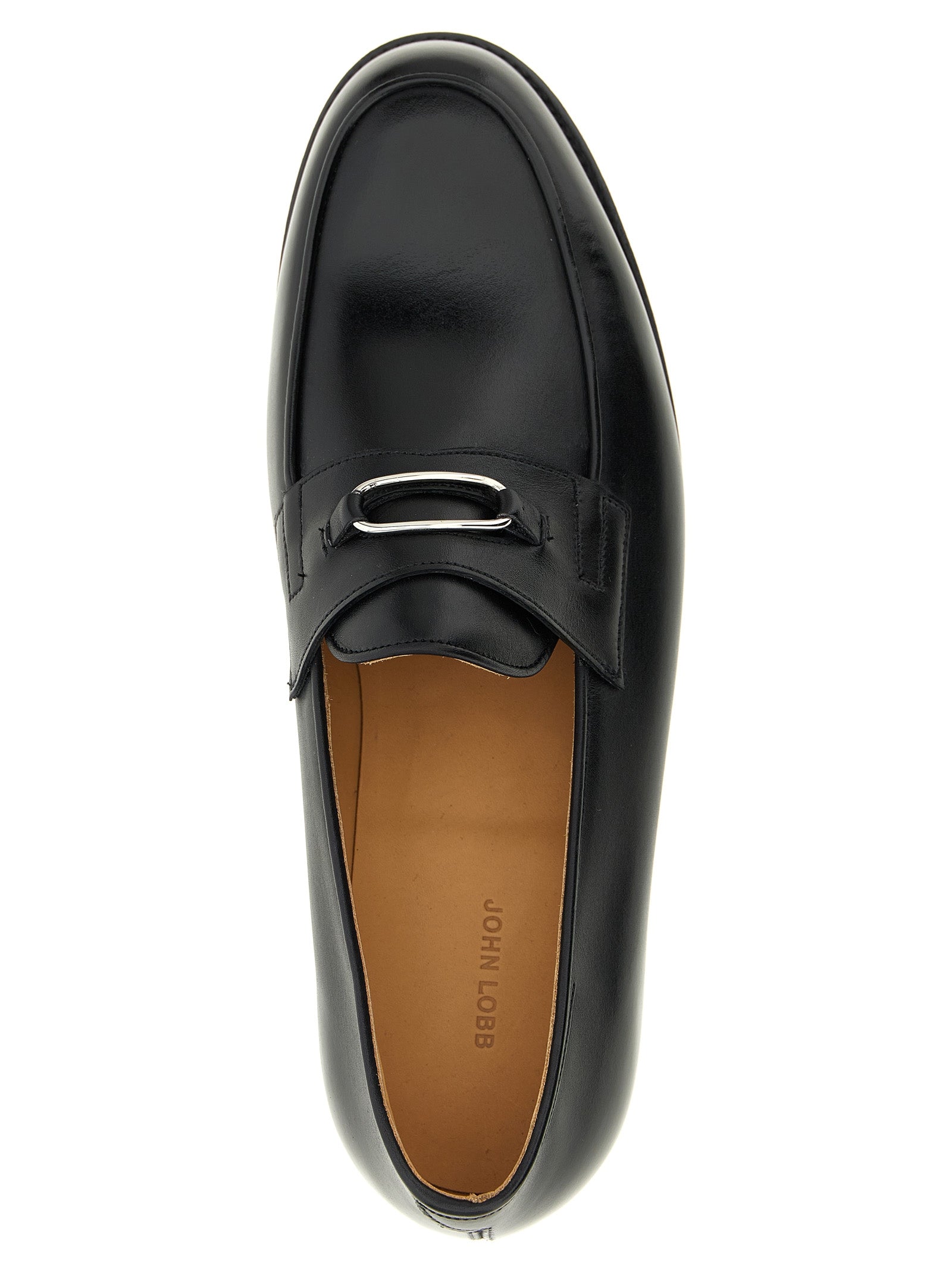 Lopez Ring loafers Black Leather Rubber