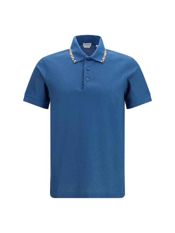 Burberry 100% Cotton polo in blue