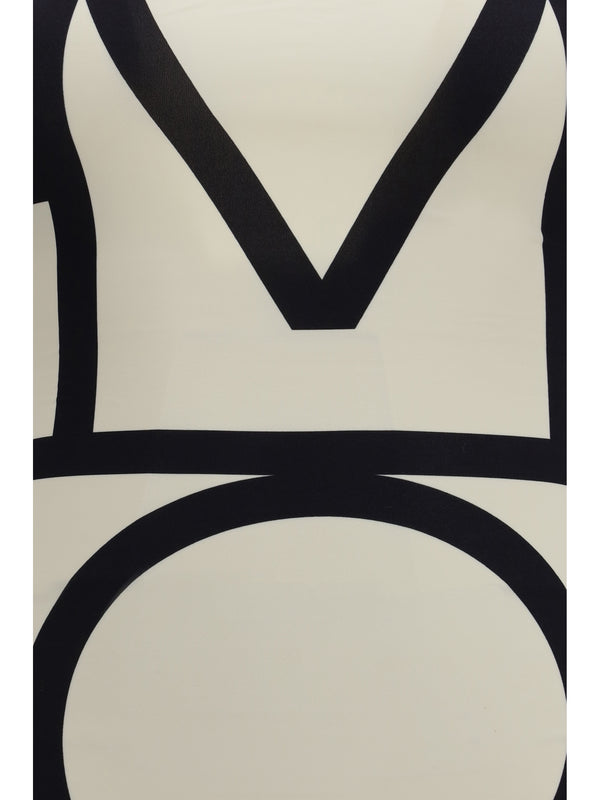 One-Piece Swimsuit Monogram Tofu Polyamide Swimwear