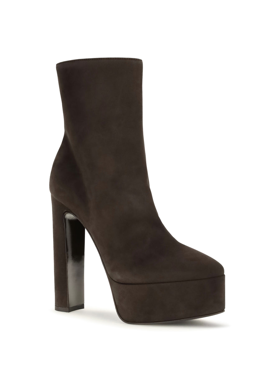 Platform Ankle Boots Nora Suede Sacher