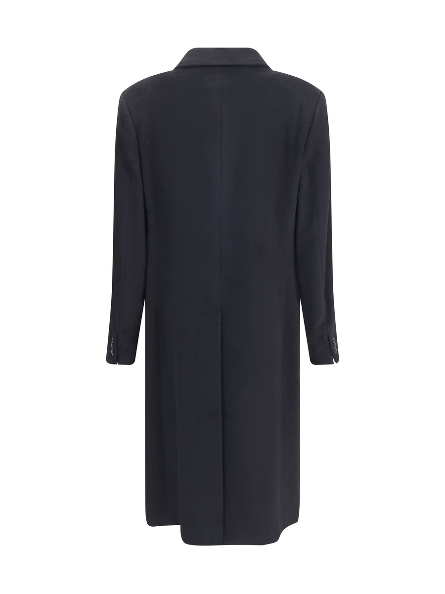 Coat Whale Wool Black Hairy General Mohair