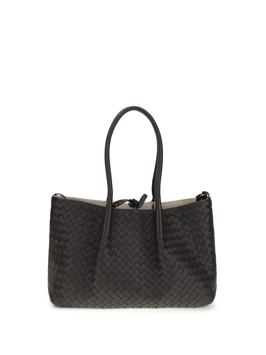 Tote Bag Pinacoteca Espresso-Ecru Espresso/ecru Calf Leather Shoulder
