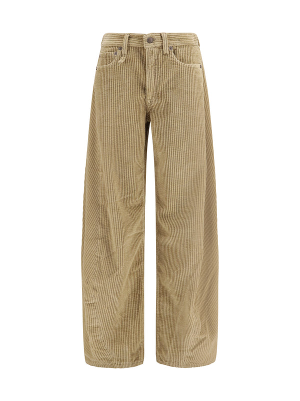 Janine Jeans Light Khaki Cotton