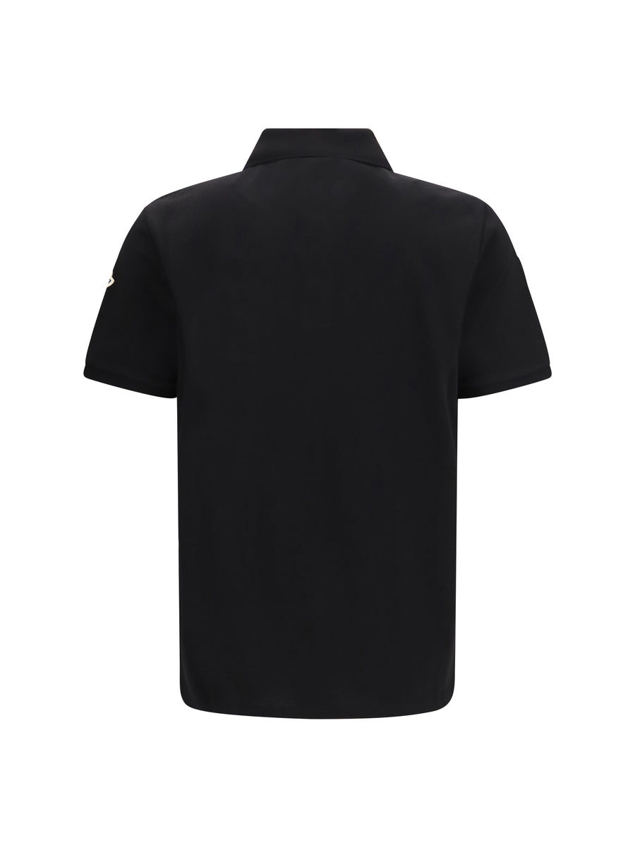 Polo Shirt Cotton Piqué Black
