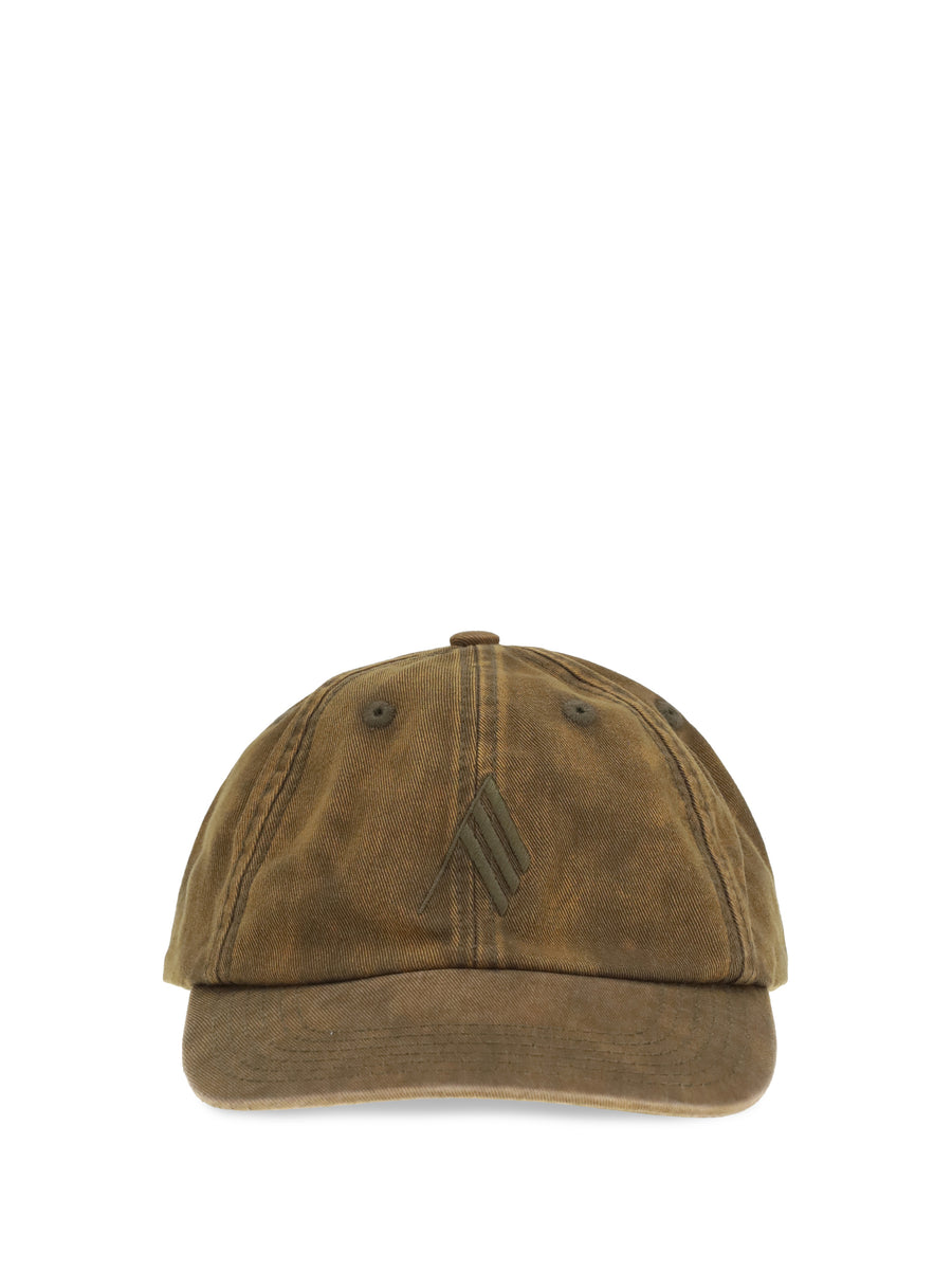 The Attico 260WAC00041CCC131EM 100% Cotton baseball cap in green