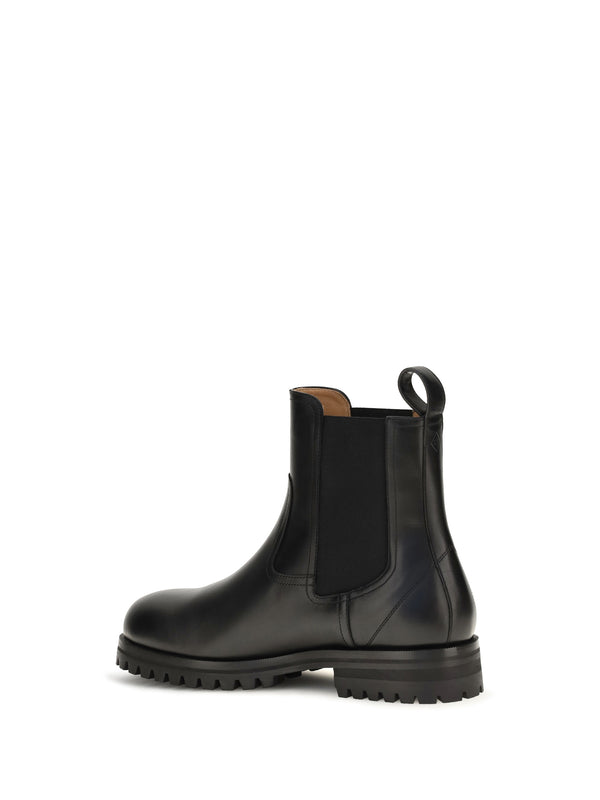 Leather Ankle Boots Kent Black