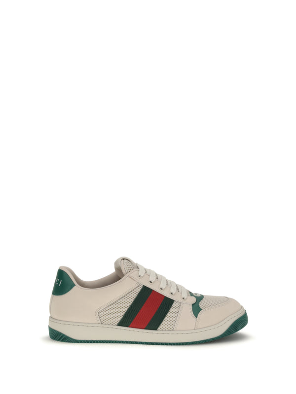 Gucci Upper: 100% Polyester; Sole: 100% Rubber sneaker in white