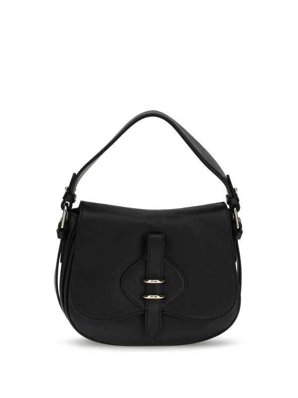 Coccinelle 100% Calf Leather Bos Taurus shoulder bag in black