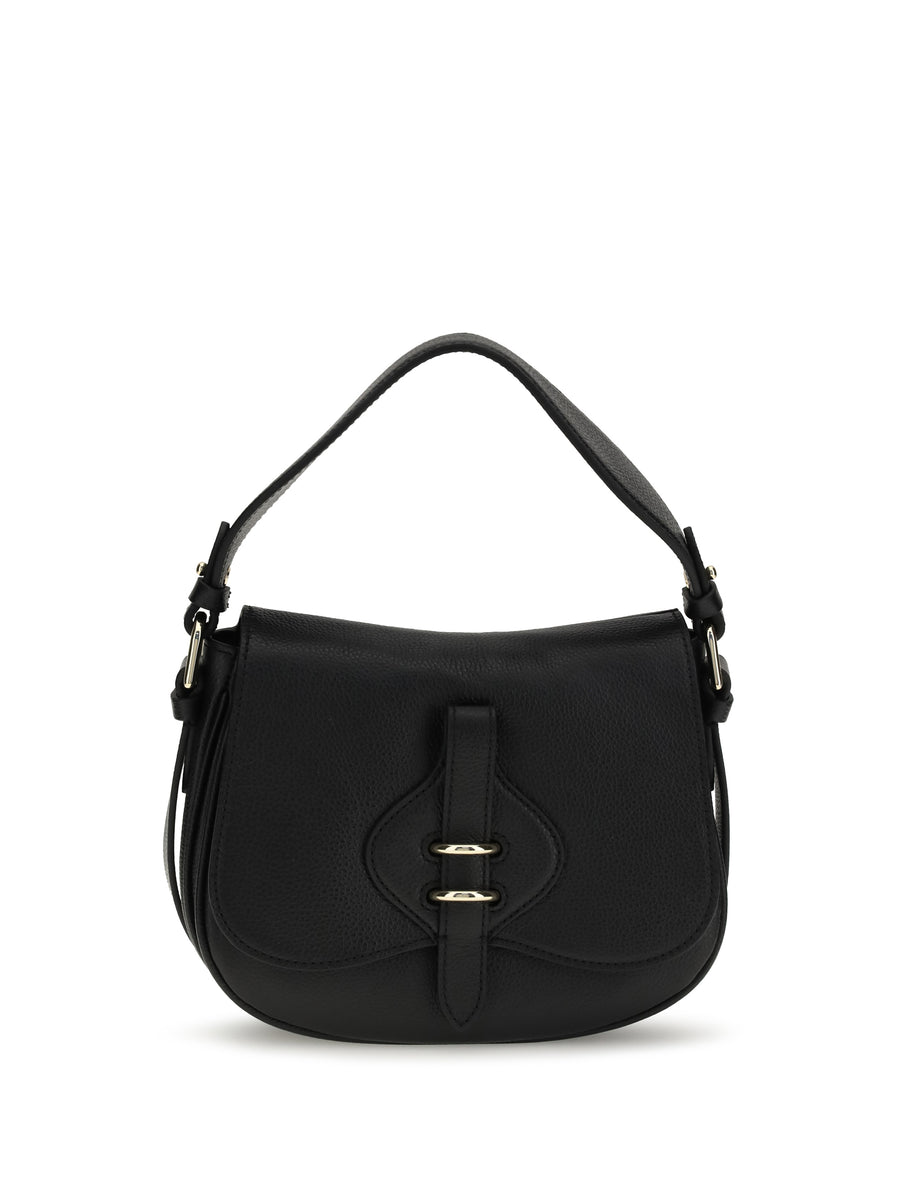 Coccinelle 100% Calf Leather Bos Taurus shoulder bag in black