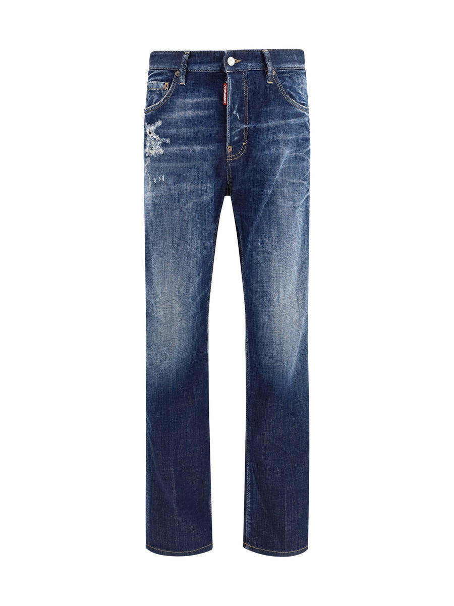 Jeans 642 Navy Blue Cotton
