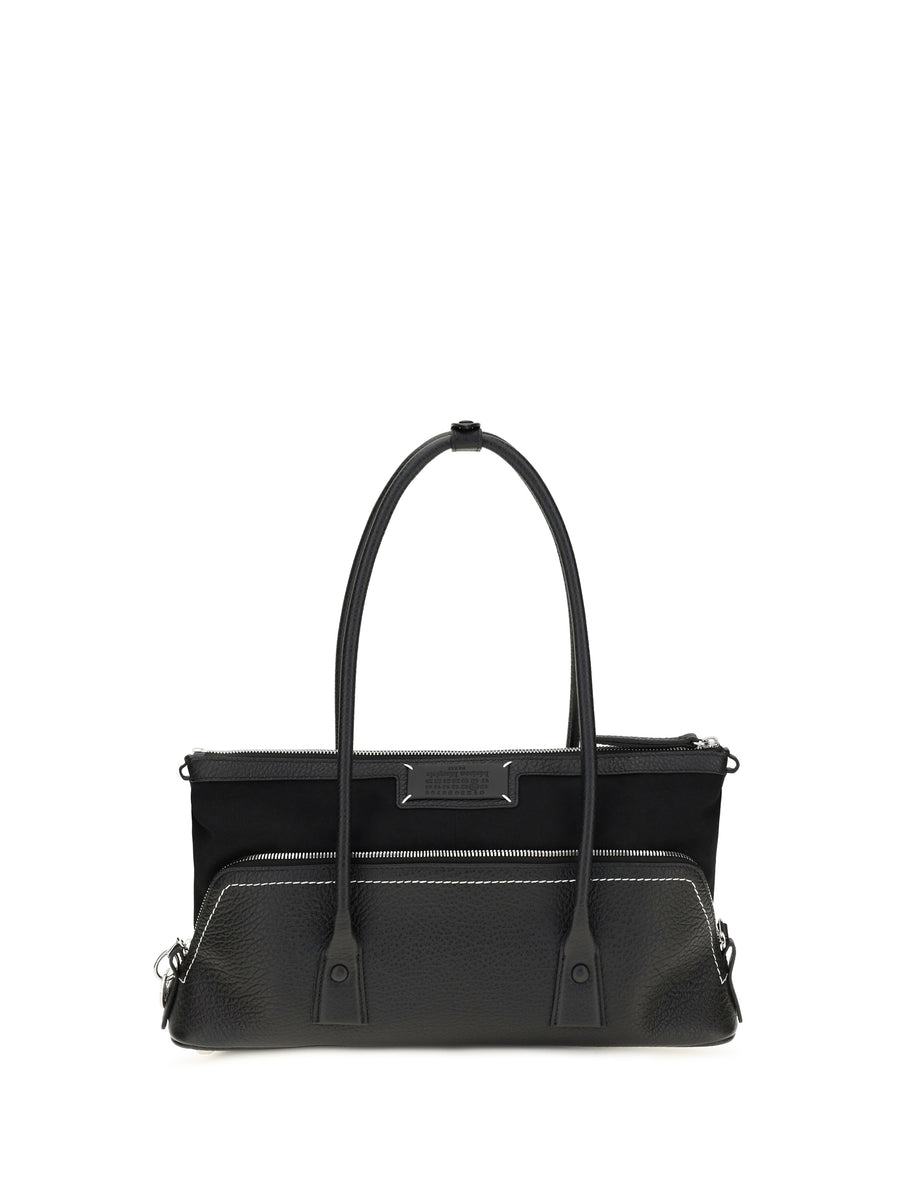 Shoulder Bag 5ac Black Leather Calf