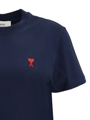 Logo T-Shirt Bleu Nuit Cotton T-shirts & Jerseys