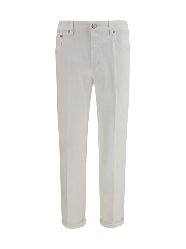 Jeans Reggae Slim-Fit White Cotton Wool