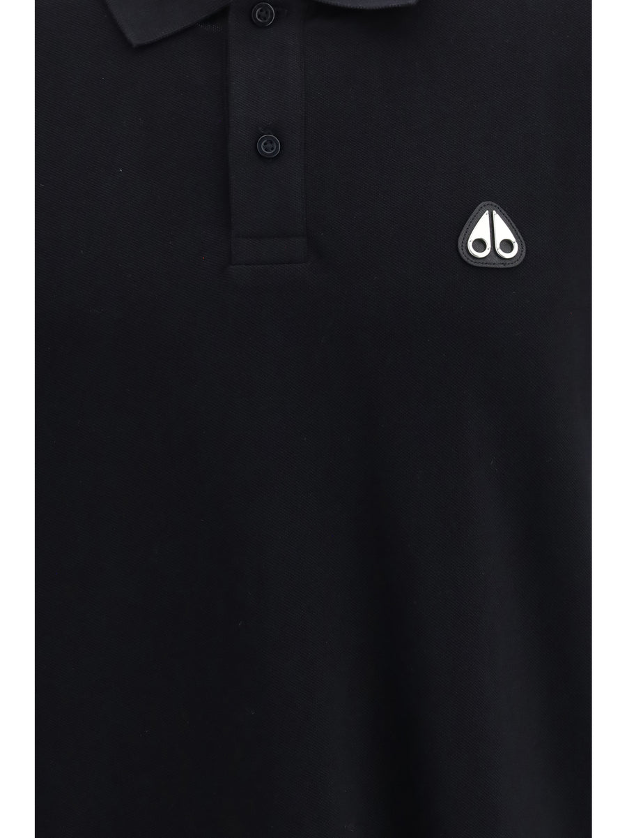 Polo Everett Black Cotton Shirts