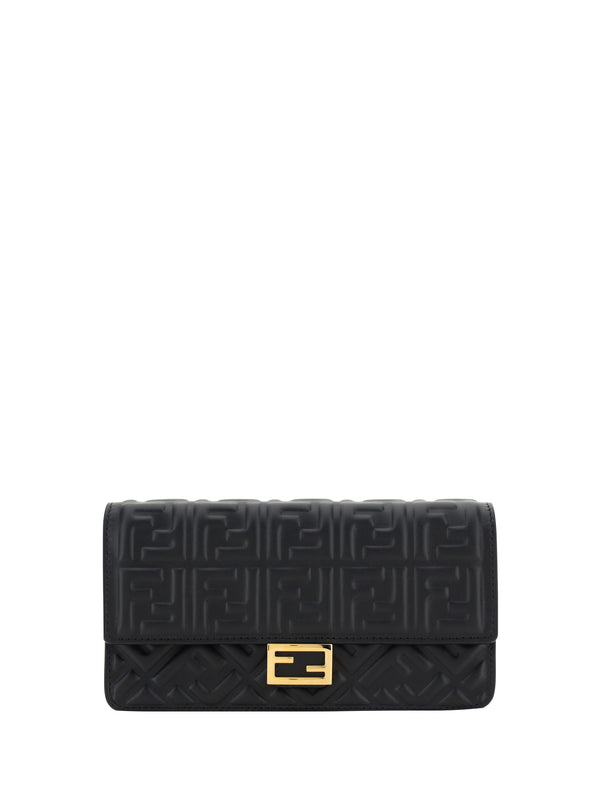 Matisse Chain Wallet Nero+oro Soft Calf Leather Bos Taurus Beauty Cases